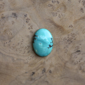 Turquoise Bolo Necklace - Sterling Silver Bolo - Turquoise Mock Bolo - Silversmith