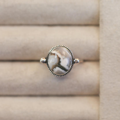 Ocean Jasper Delica Ring – Sterling Silver, Choose Your Stone