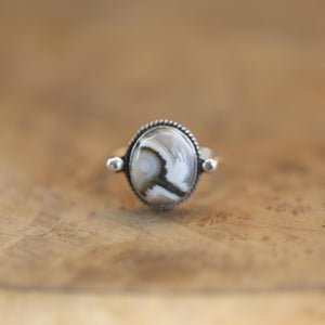 Ocean Jasper Delica Ring – Sterling Silver, Choose Your Stone
