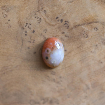 Custom Ocean Jasper Ring - Choose your stone - 14K Gold Prongs - Silversmith