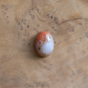 Custom Ocean Jasper Ring - Choose your stone - 14K Gold Prongs - Silversmith