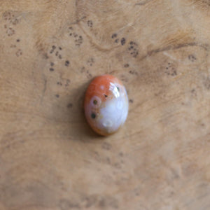 Custom Ocean Jasper Ring - Choose your stone - 14K Gold Prongs - Silversmith