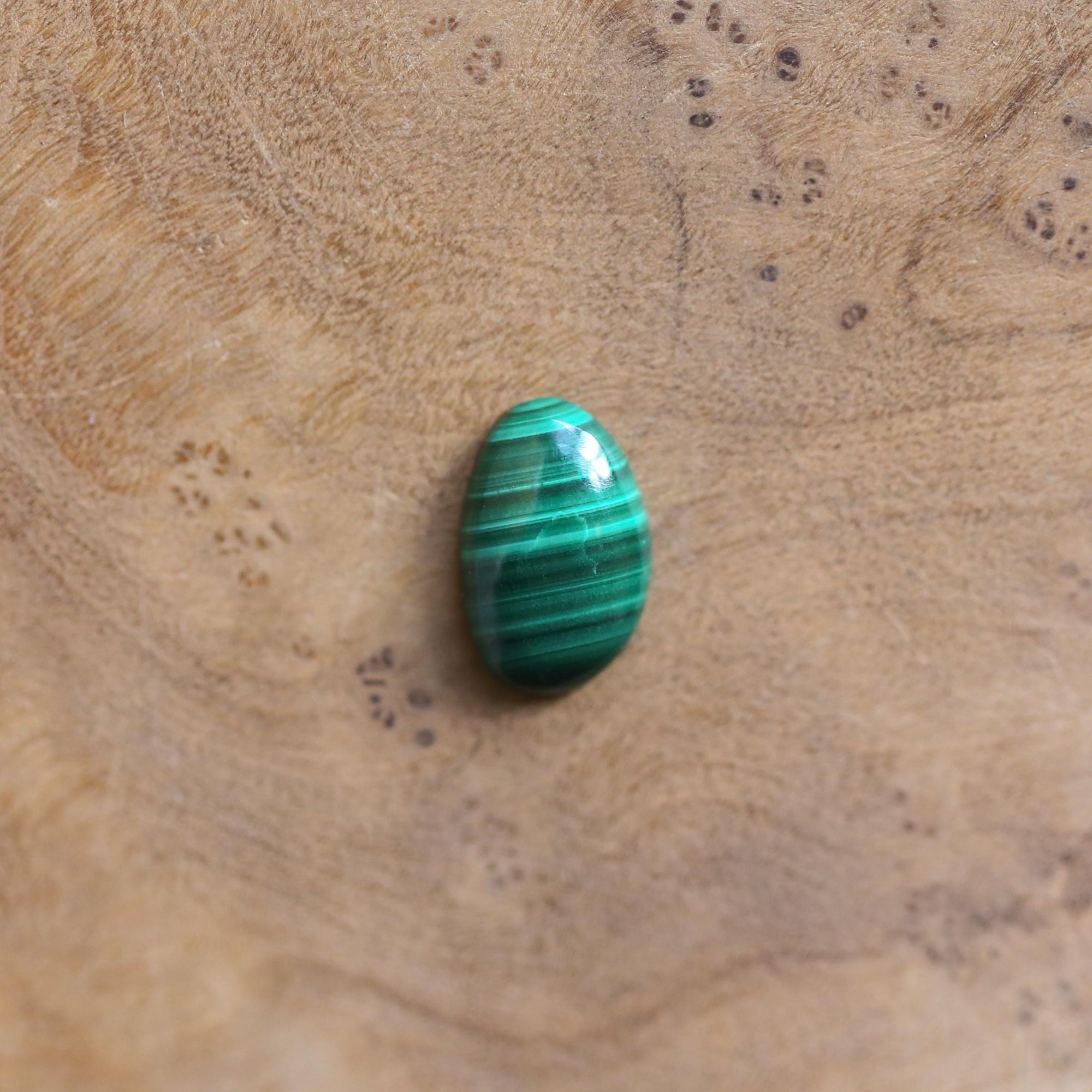 Custom Malachite Ring - Sterling Silver - Delica Ring