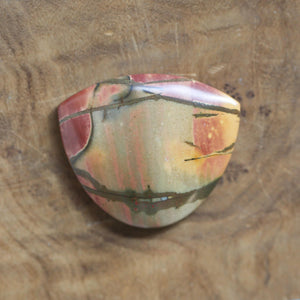 Red Creek Jasper Bolo - .925 Sterling Silver - Jasper Bolo Tie - Leather Bolo