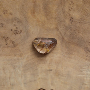 Copper Rutilated Quartz Pendant - Rutilated Quartz Necklace - Sterling Silver