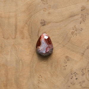 Crazy Lace Agate Ring - .925 Sterling Silver - Silversmith Ring - OOAK Boho Ring