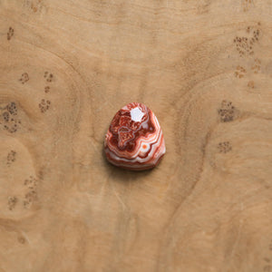 Crazy Lace Agate Ring - .925 Sterling Silver - Silversmith Ring - OOAK Boho Ring