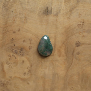 Green Moss Agate Boho Ring - Choose Your Stone - Sterling Silver