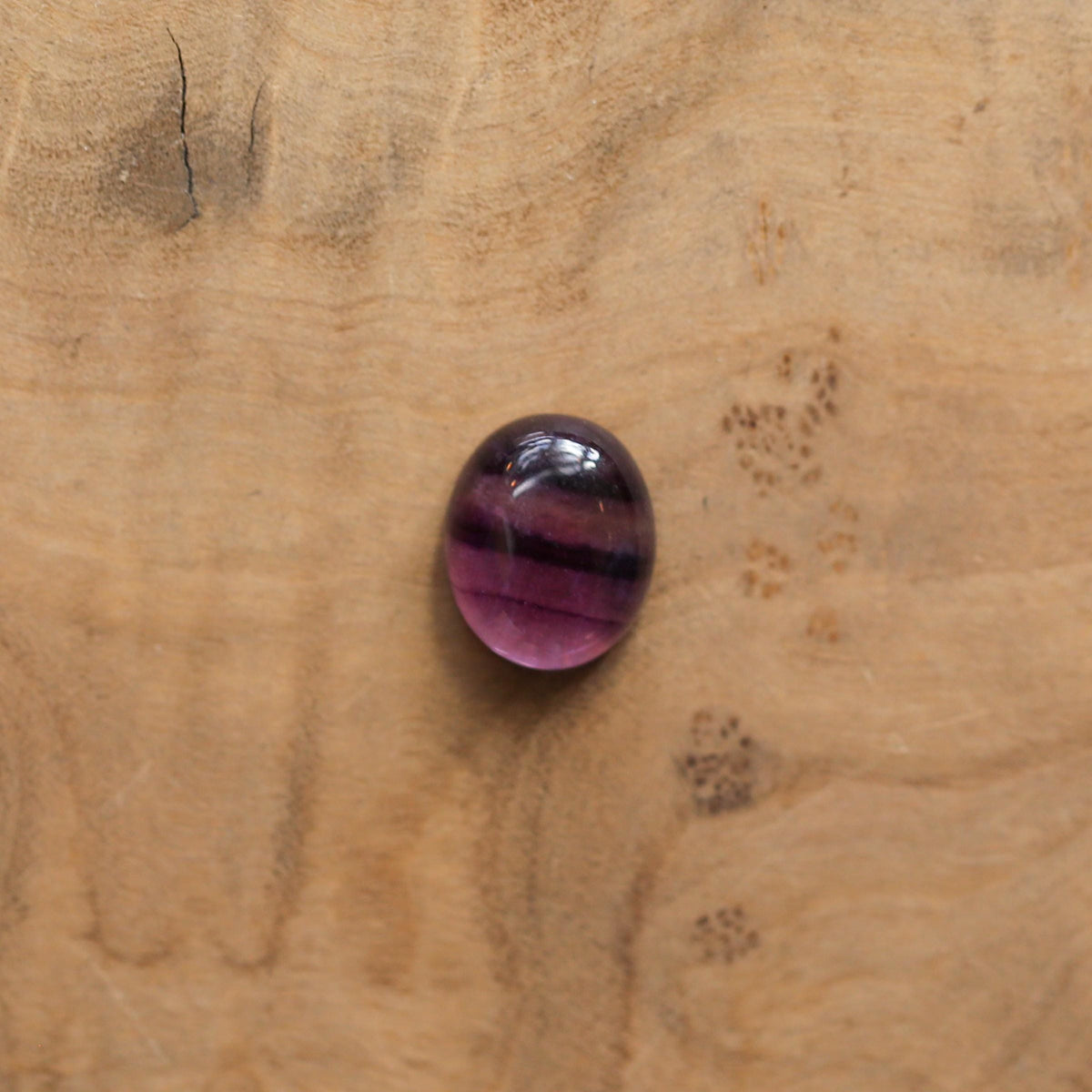 Rainbow Fluorite Delica Ring | Sterling Silver