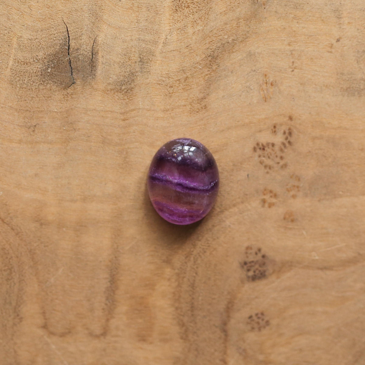 Rainbow Fluorite Delica Ring | Sterling Silver