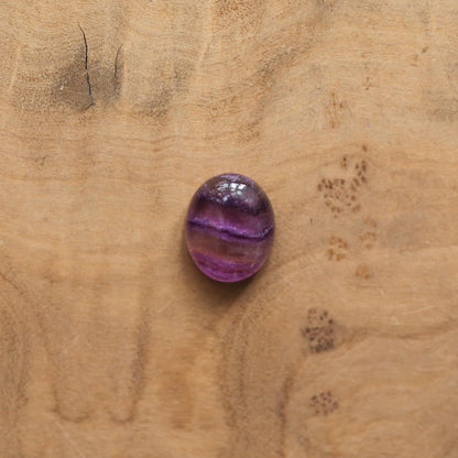 Rainbow Fluorite Delica Ring | Sterling Silver