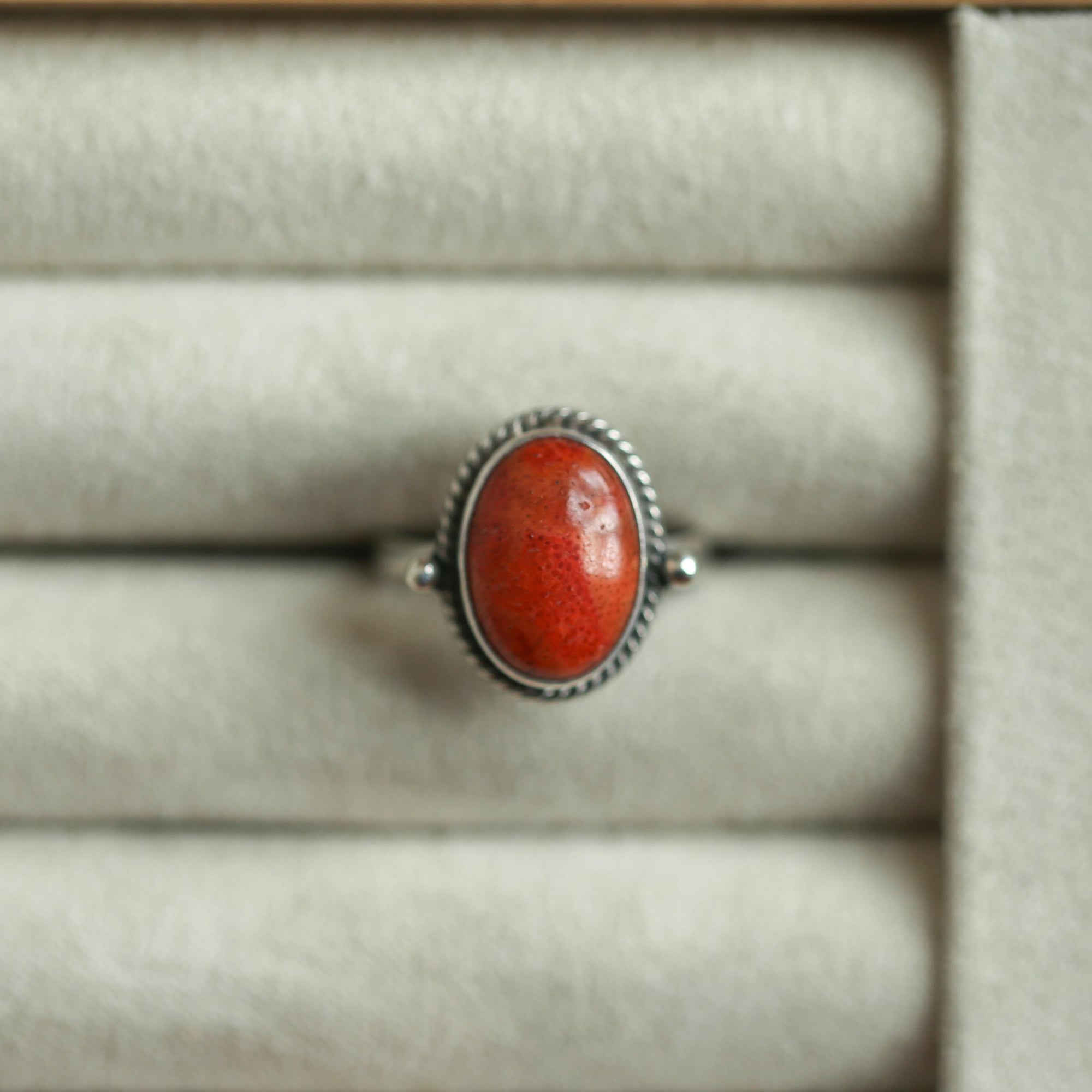 Choose your Lasso Ring - .925 Sterling Silver - Lapis - Teal Blue Kyanite - Red Sponge Coral