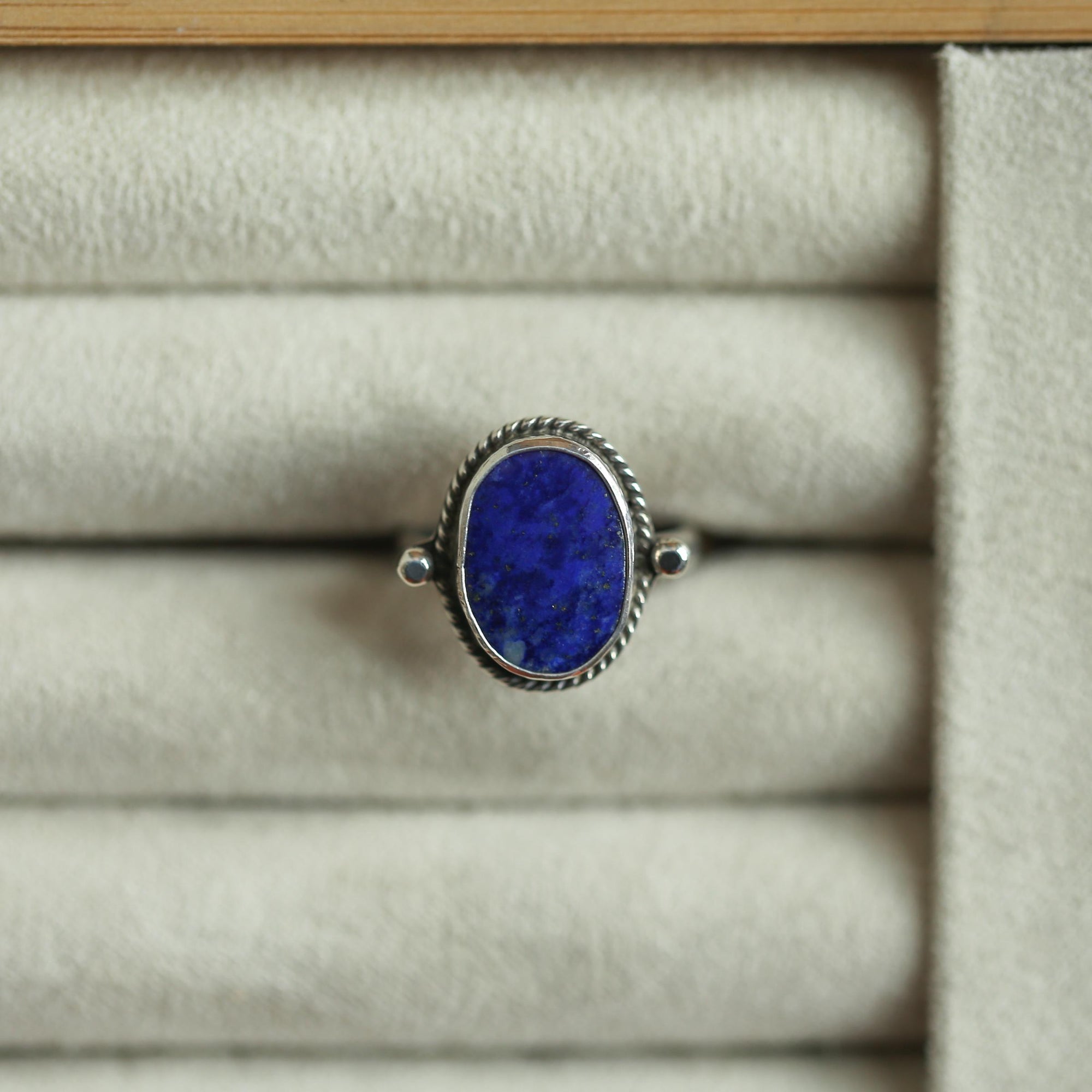 Choose your Lasso Ring - .925 Sterling Silver - Lapis - Teal Blue Kyanite - Red Sponge Coral