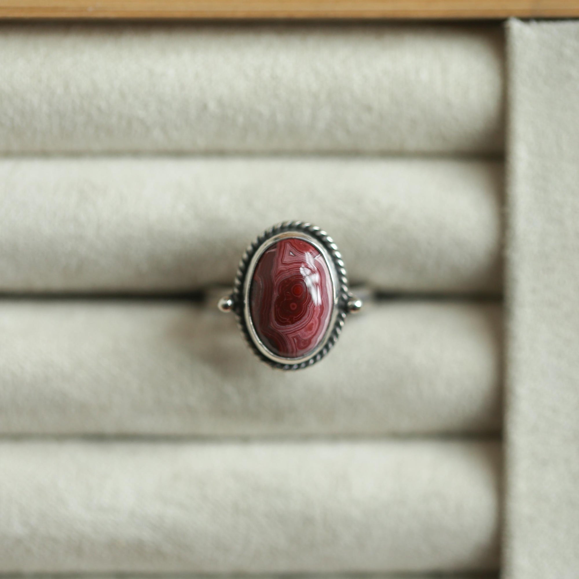 Choose your Lasso Ring - .925 Sterling Silver - Lapis - Teal Blue Kyanite - Red Sponge Coral