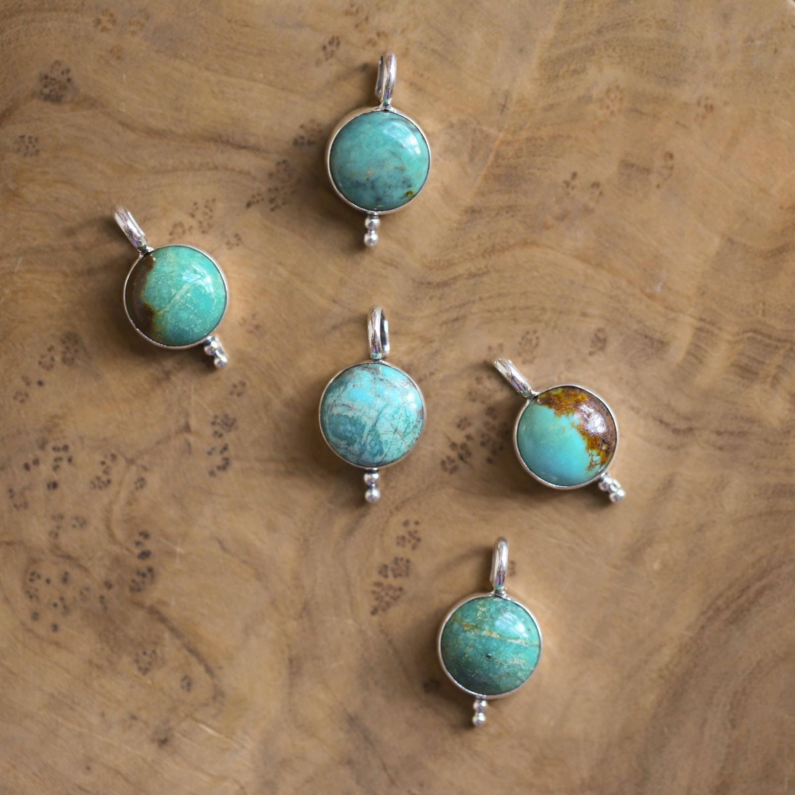 Turquoise Pendant - .925 Sterling Silver - Choose Your Pendant