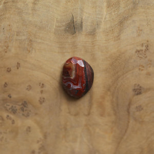 Crazy Lace Agate Pendant - Sterling Silver