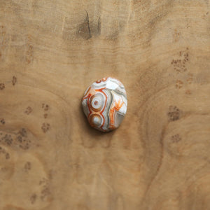 Crazy Lace Agate Pendant - Silversmith - .925 Sterling Silver - Crazy Lace Agate Necklace