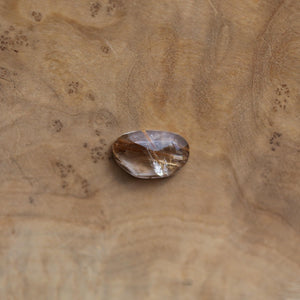 Copper Rutilated Quartz Pendant - Rutilated Quartz Necklace - Sterling Silver