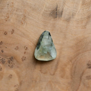 Green Prehnite Chunky Boho Ring - Faceted Prehnite Ring - Silversmith Ring