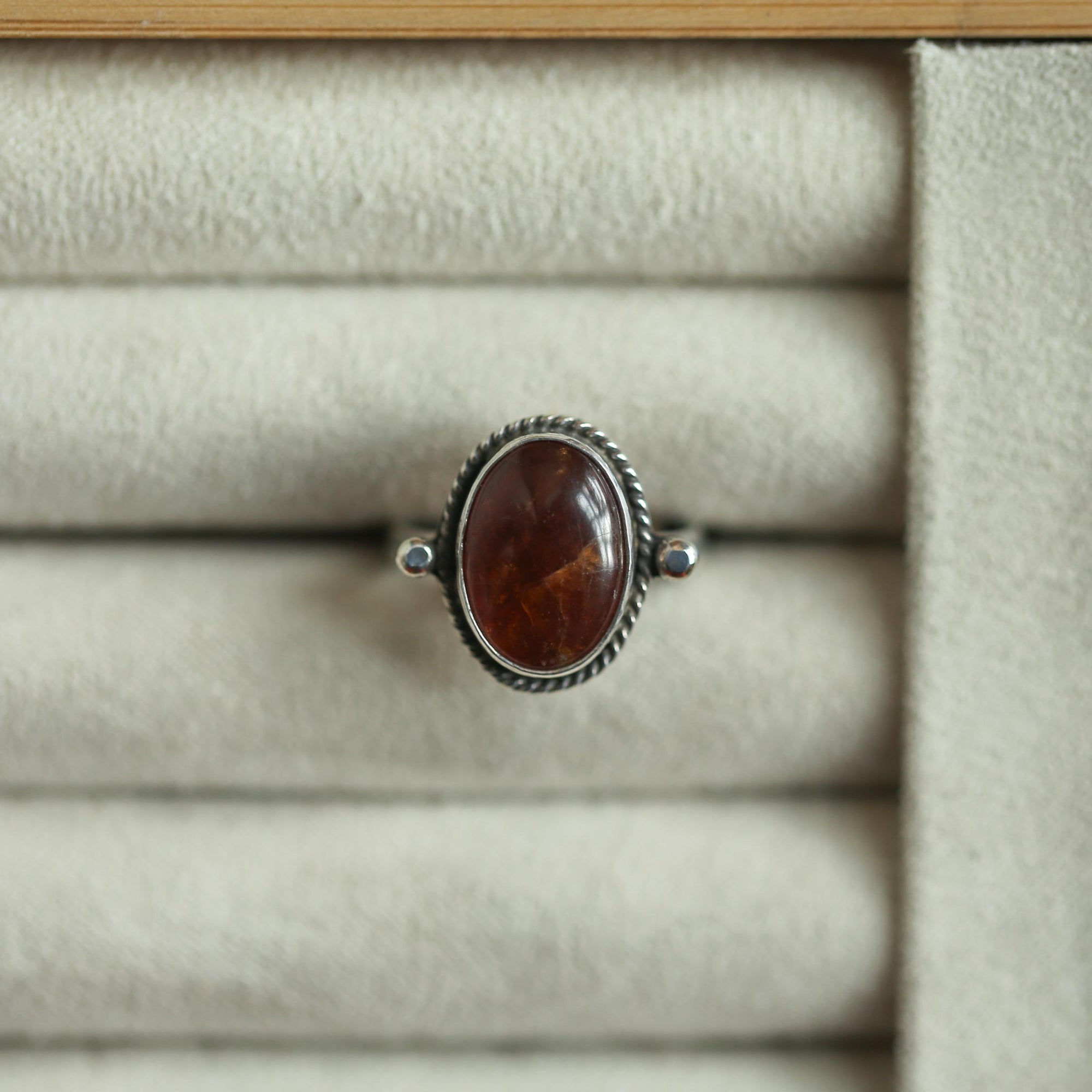 Choose your Lasso Ring - .925 Sterling Silver - Lapis - Teal Blue Kyanite - Red Sponge Coral