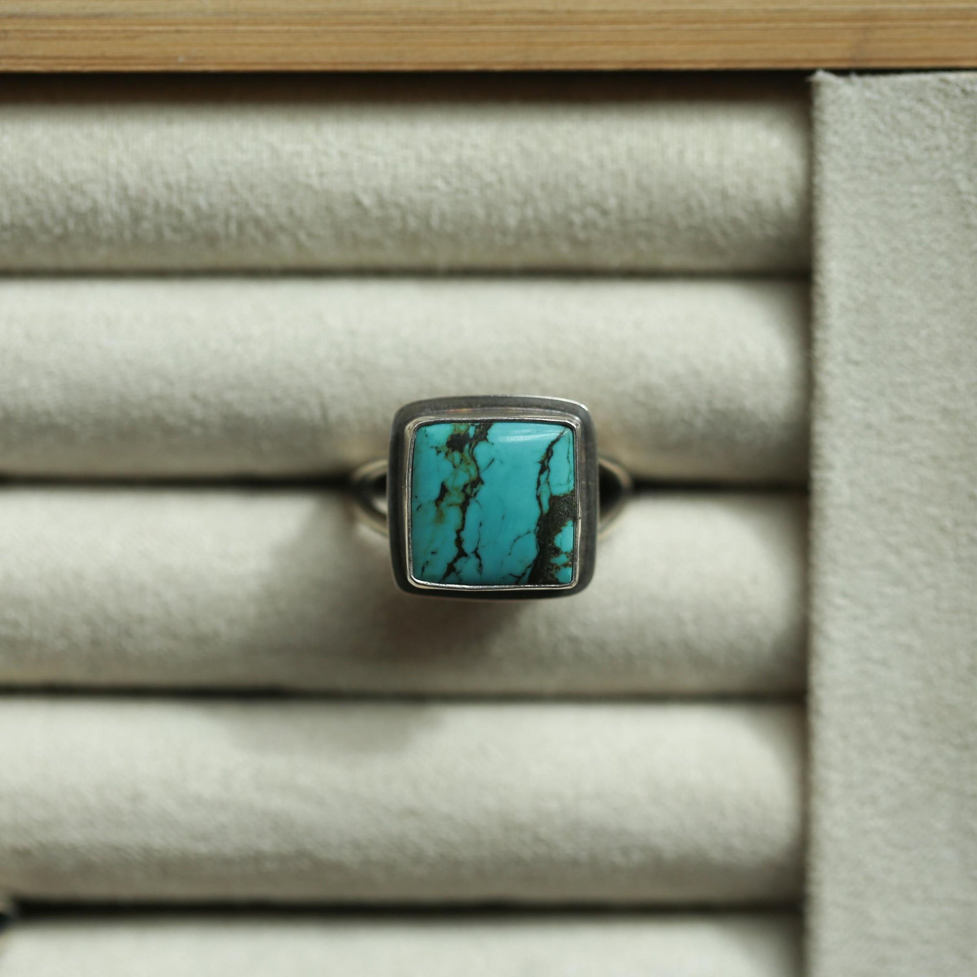 Ready to Ship - Square Stone Ring - Size 5 Size 6 Size 6 1/2 Amethyst Sunstone Variscite Kyanite Laguna Lace Agate