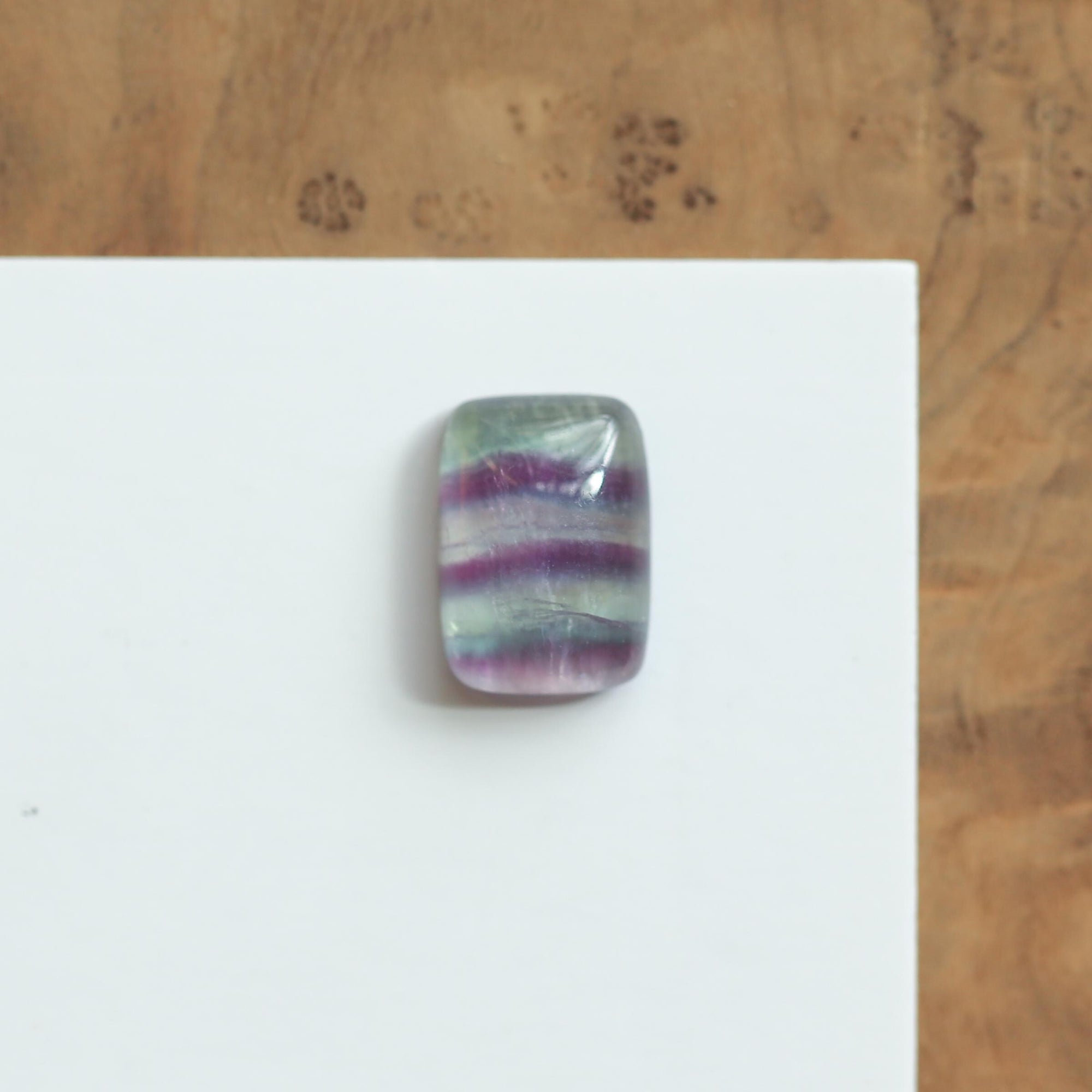 Rainbow Fluorite Ring - .925 Sterling Silver - Silversmith Ring - Multi-color Fluorite