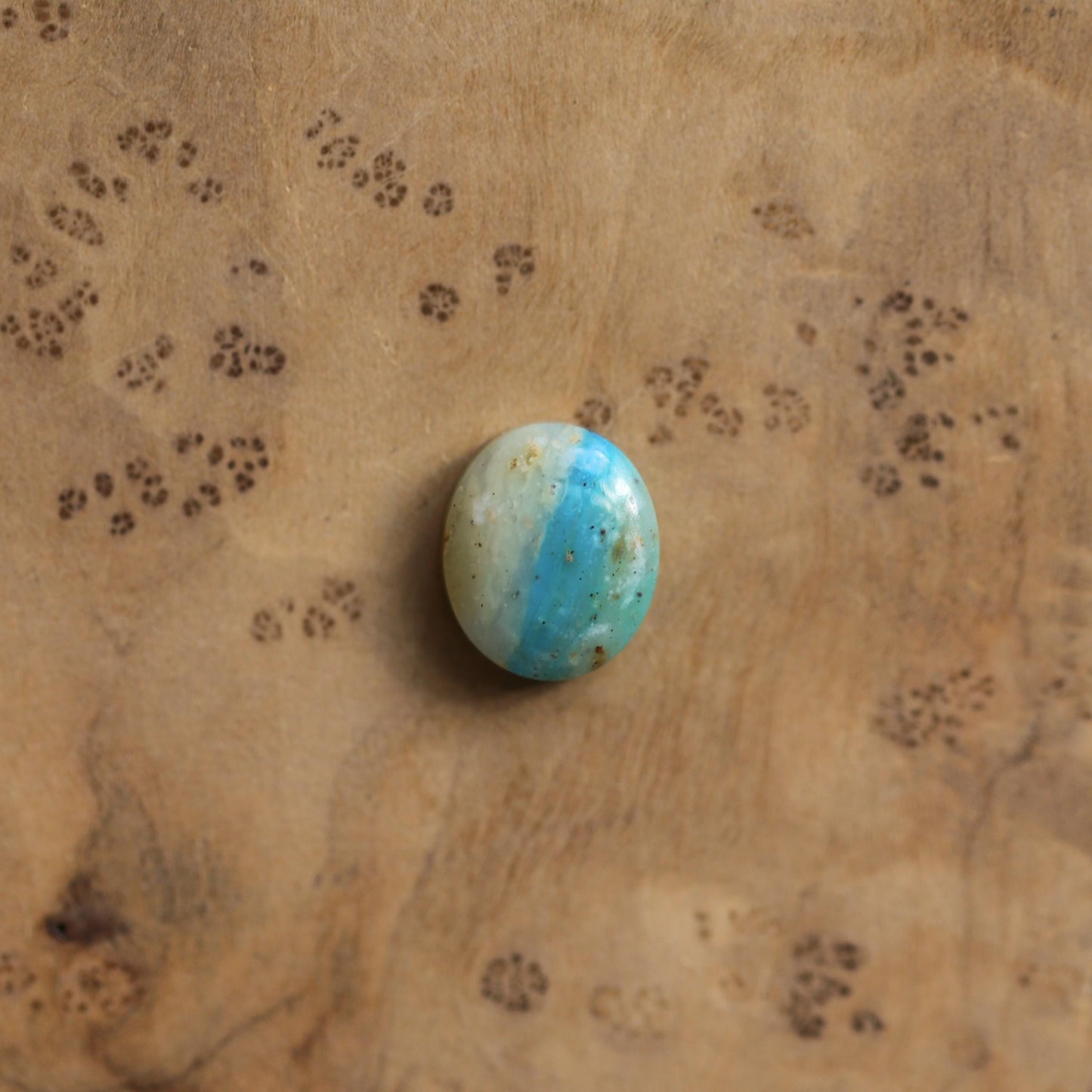 Blue Opal Delica Ring - Silversmith Ring - Choose Your Stone