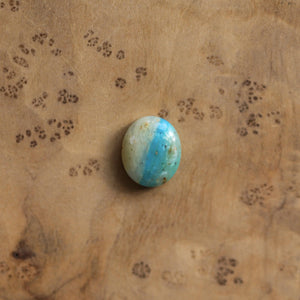 Blue Opal Delica Ring - Silversmith Ring - Choose Your Stone