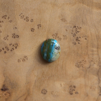 Blue Opal Delica Ring - Silversmith Ring - Choose Your Stone