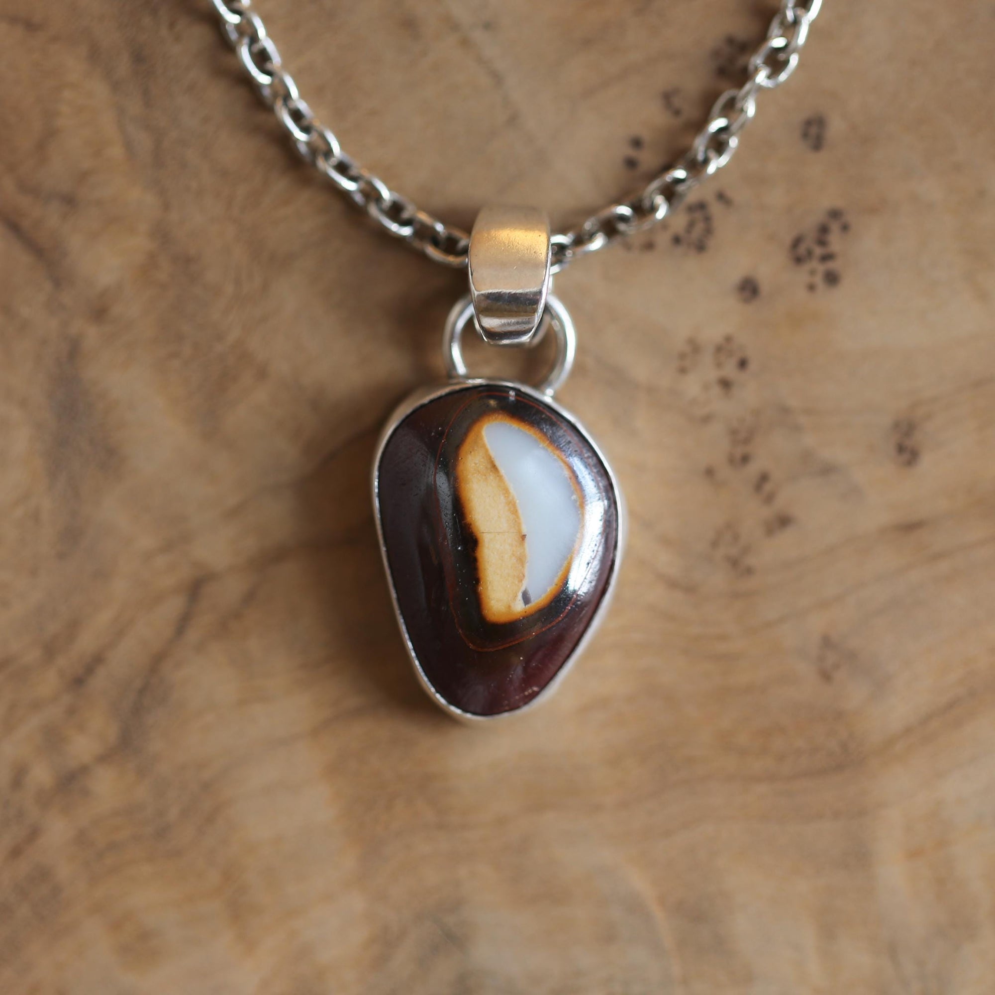 Boulder Opal Necklace - Choose from Three - Boulder Opal Pendant - OOAK