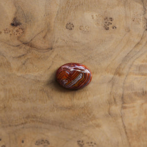 Laguna Lace Agate Ring - .925 Sterling Silver - East West Oval Ring - Choose Your Stone
