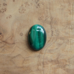Malachite Notched Boho Ring - Big Malachite Ring - Silversmith Ring