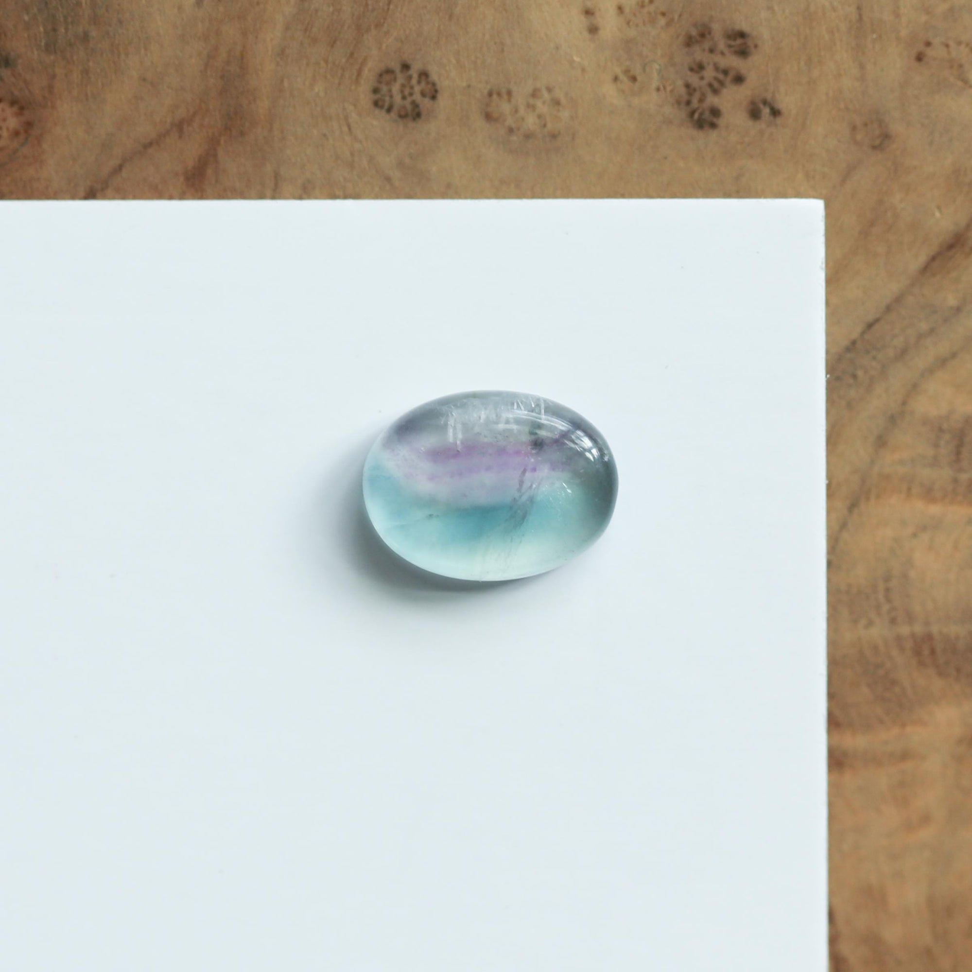 Rainbow Fluorite Pendant - Purple and Green Fluorite Pendant - Fluorite Necklace - Sterling Silver