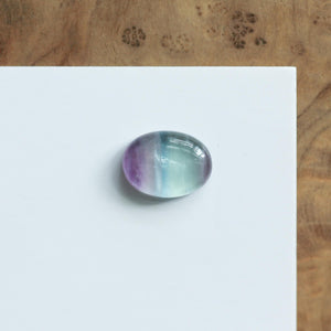 Custom Rainbow Fluorite Pendant – Sterling Silver, Choose Your Stone