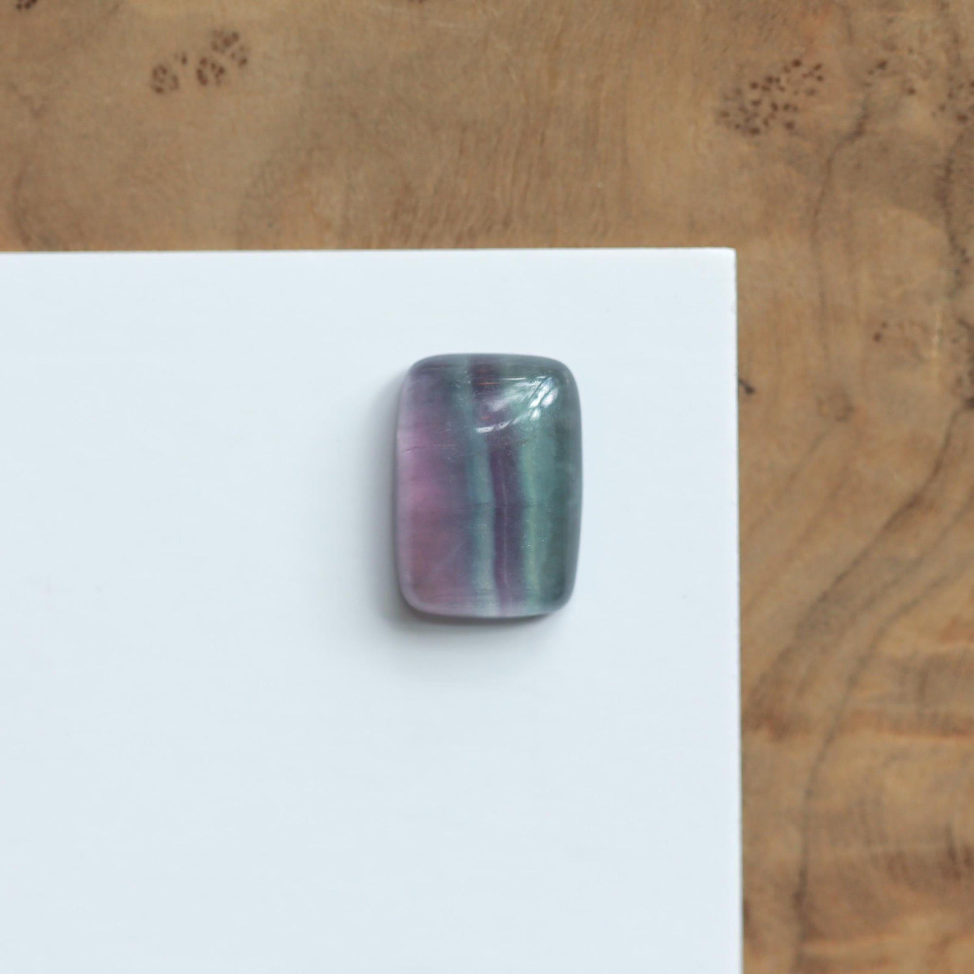 Rainbow Fluorite Ring - .925 Sterling Silver - Silversmith Ring - Multi-color Fluorite