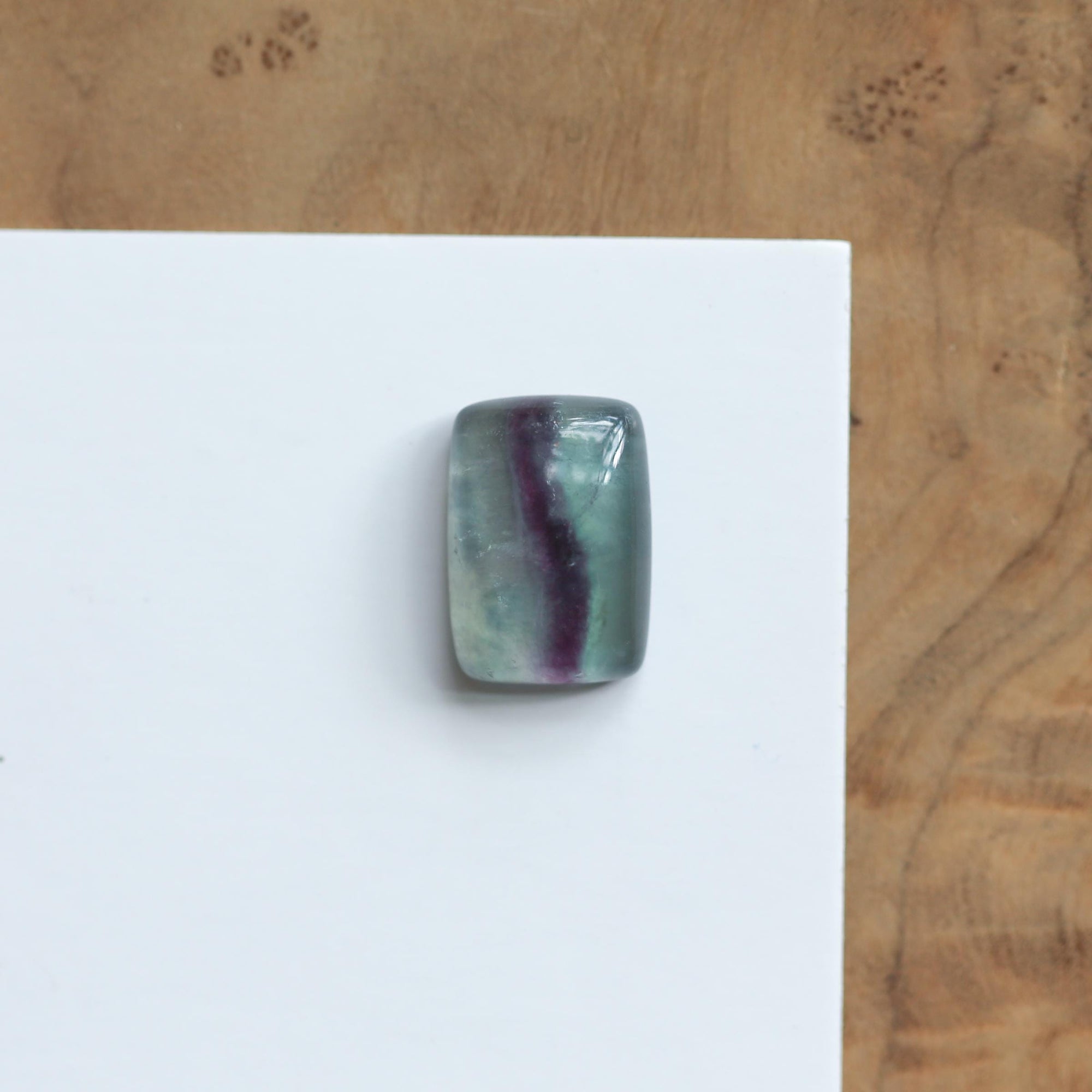 Rainbow Fluorite Ring - .925 Sterling Silver - Silversmith Ring - Multi-color Fluorite