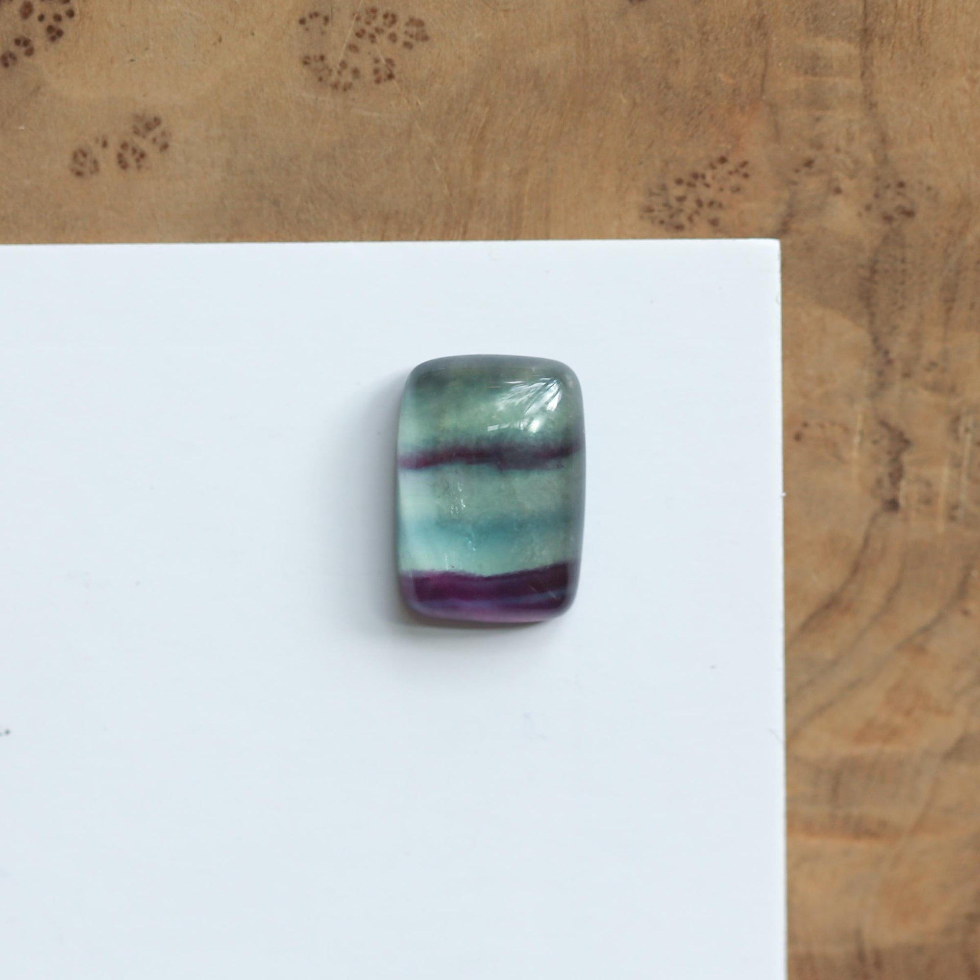 Rainbow Fluorite Ring - .925 Sterling Silver - Silversmith Ring - Multi-color Fluorite