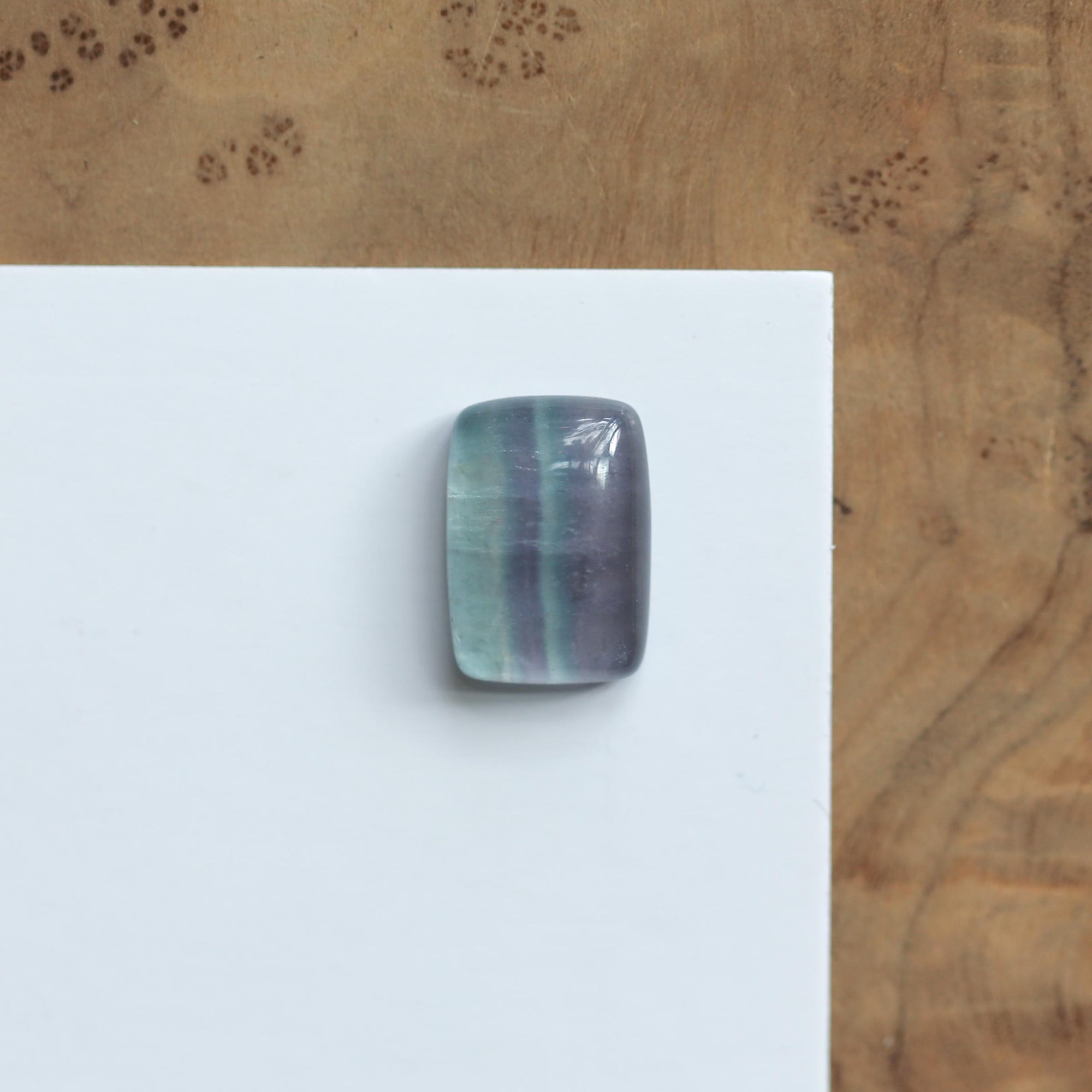 Rainbow Fluorite Ring - .925 Sterling Silver - Silversmith Ring - Multi-color Fluorite