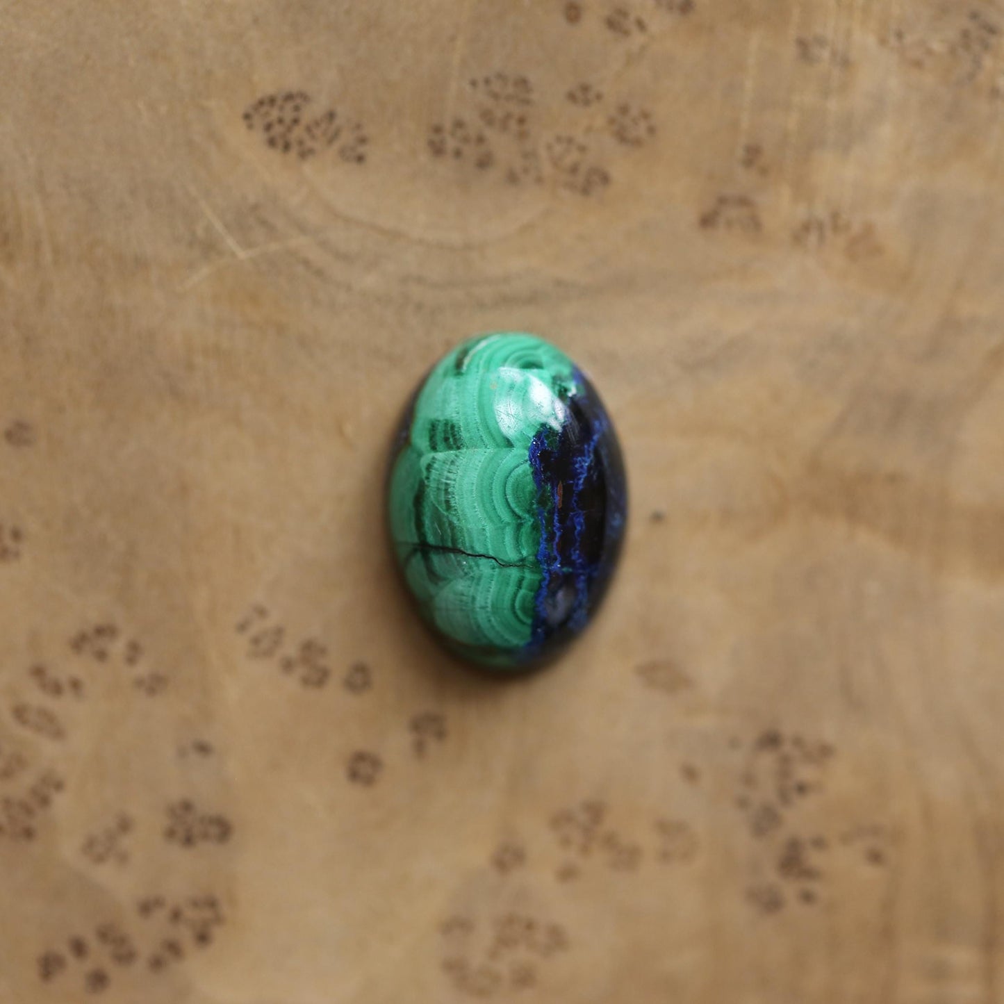 Azurite Malachite Sterling Silver Ring