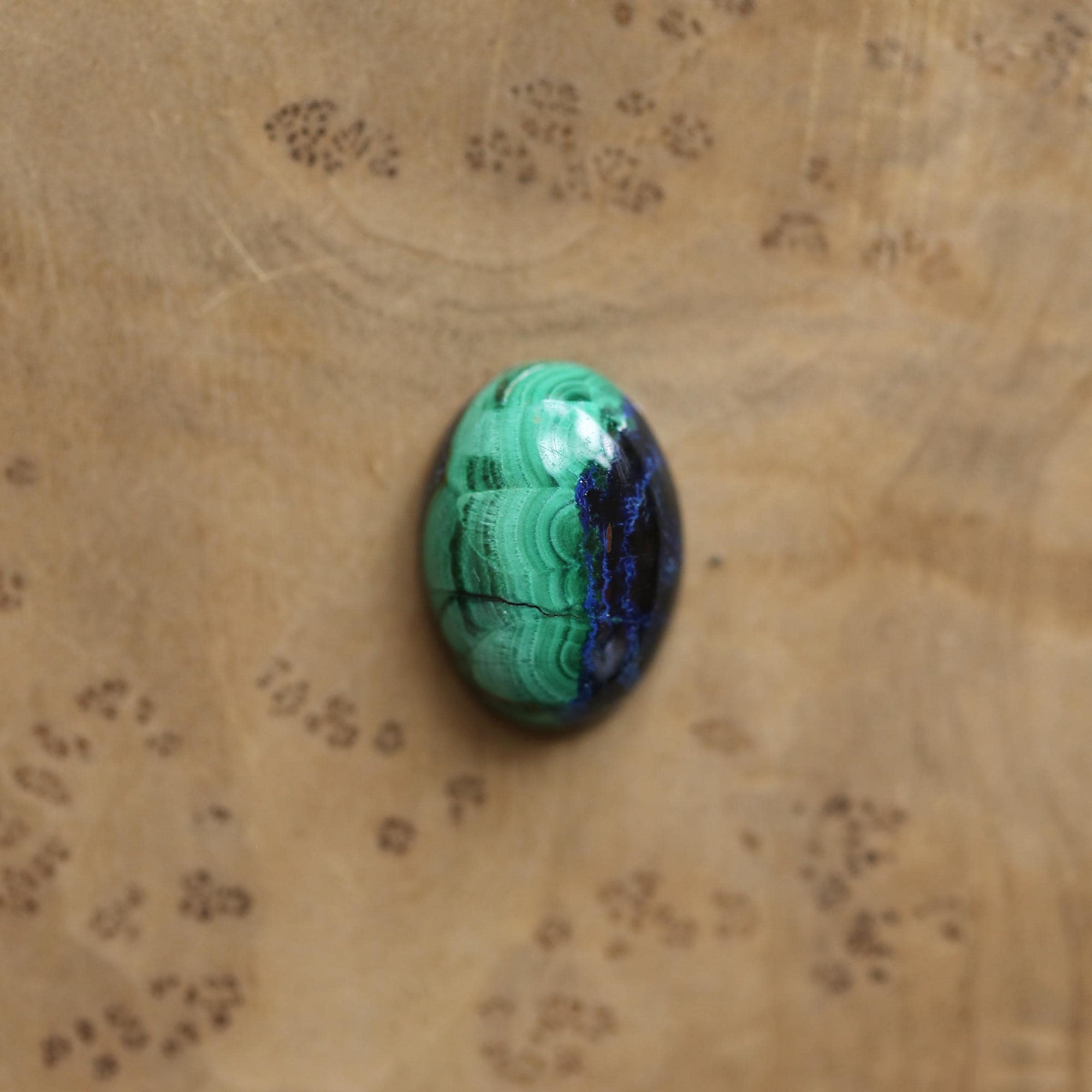 Azurite Malachite Ring - .925 Sterling Silver - Chunky Azurite Ring - Unisex Azurite Malachite Ring