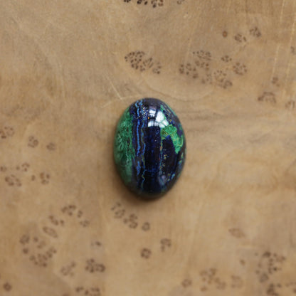 Azurite Malachite Sterling Silver Ring