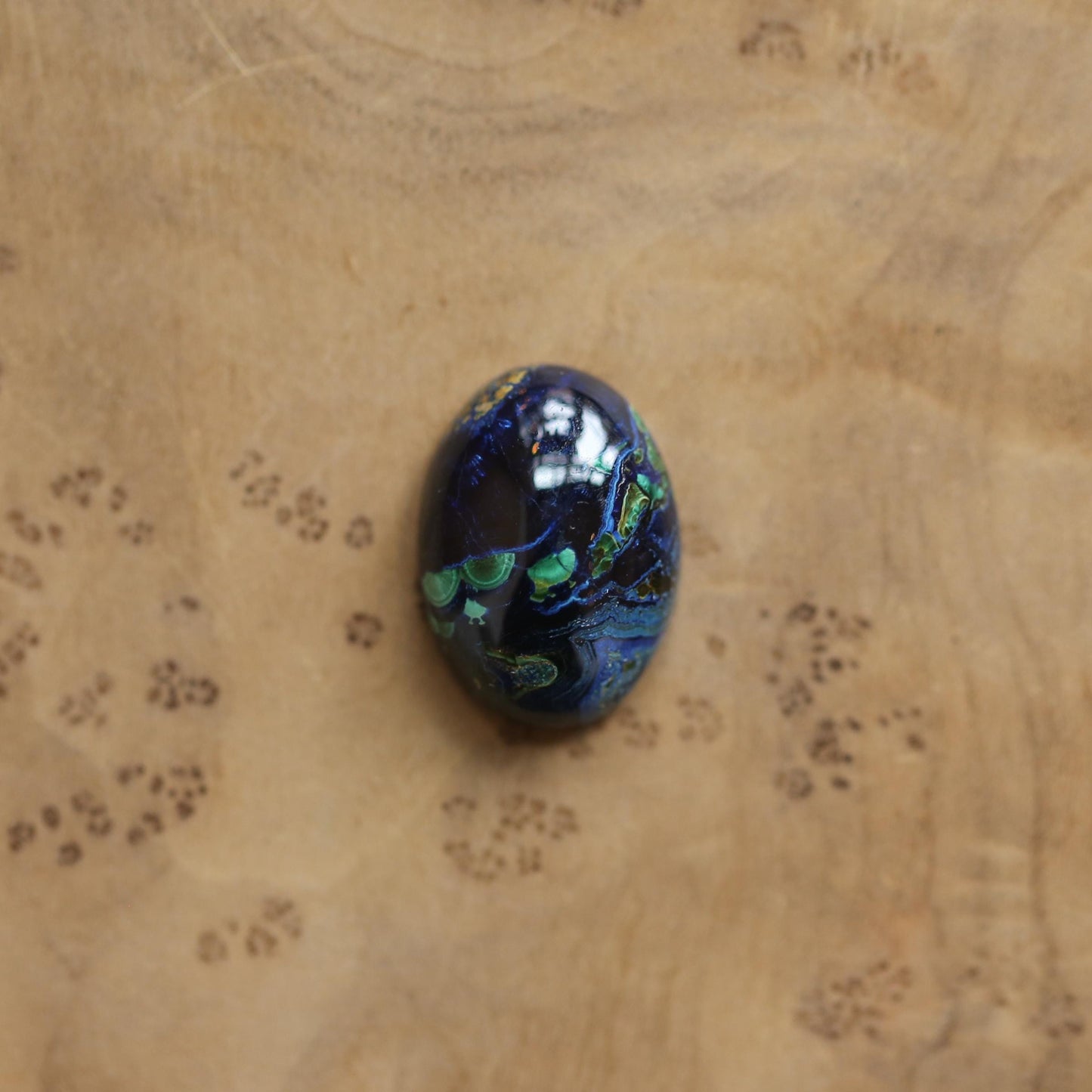 Azurite Malachite Sterling Silver Ring