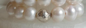 Freshwater Pearl Bracelet - 12mm Natural Freshwater Pearls - High End Pearl Stretch Bracelet