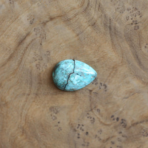 Turquoise & Black Agate Necklace - Choose Your Stone - Turquoise Pendant with Chain