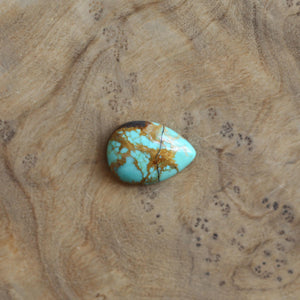 Turquoise & Black Agate Necklace - Choose Your Stone - Turquoise Pendant with Chain