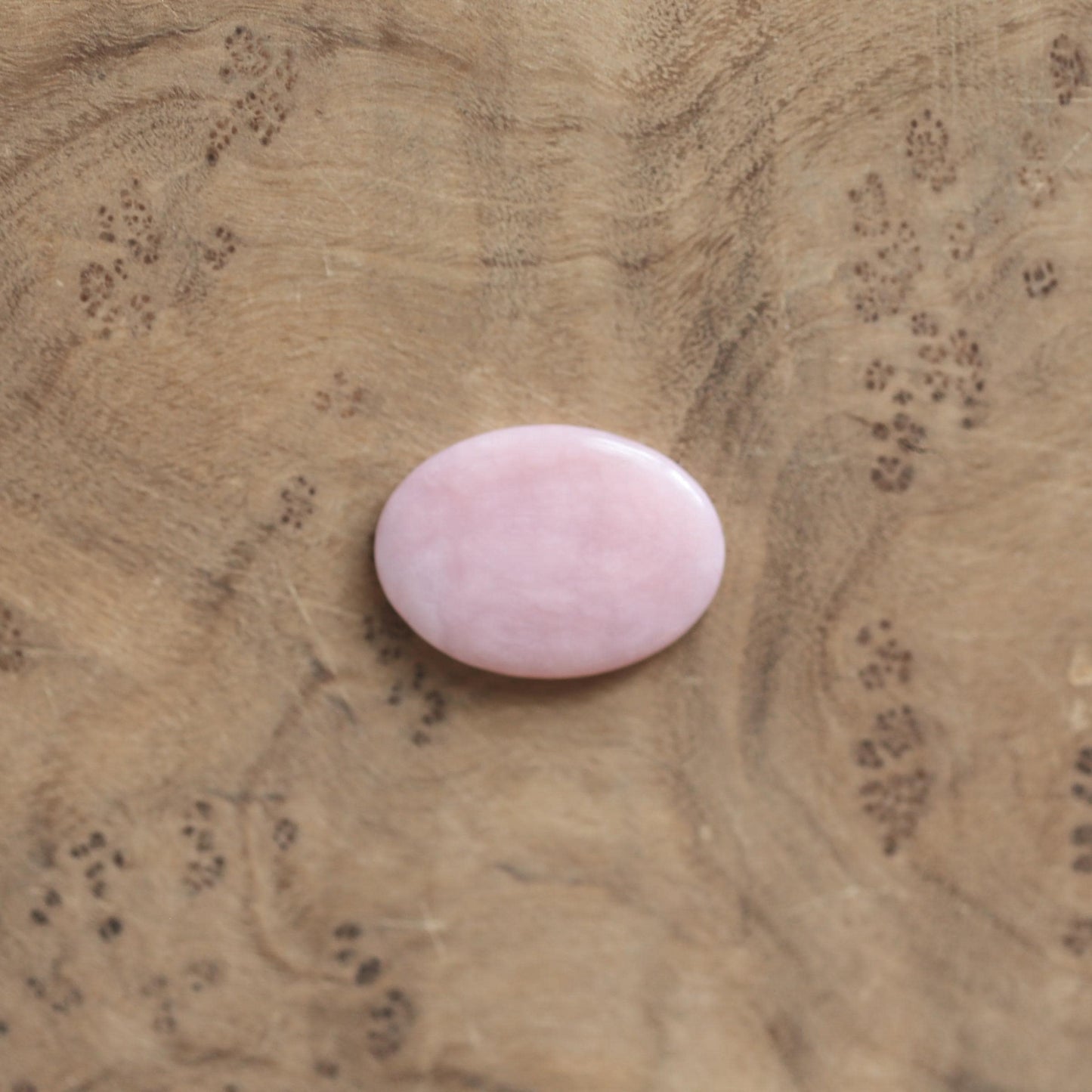 Sterling Silver Pink Opal Necklace - East West Pendant - Choose Your Stone