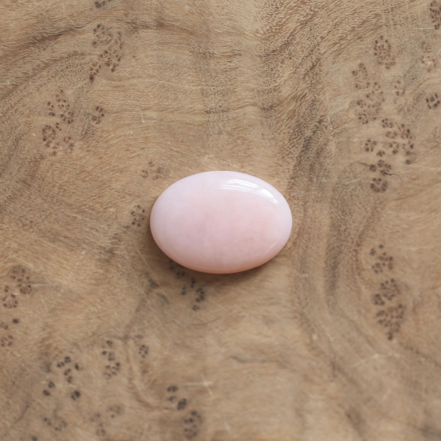 Sterling Silver Pink Opal Necklace - East West Pendant - Choose Your Stone