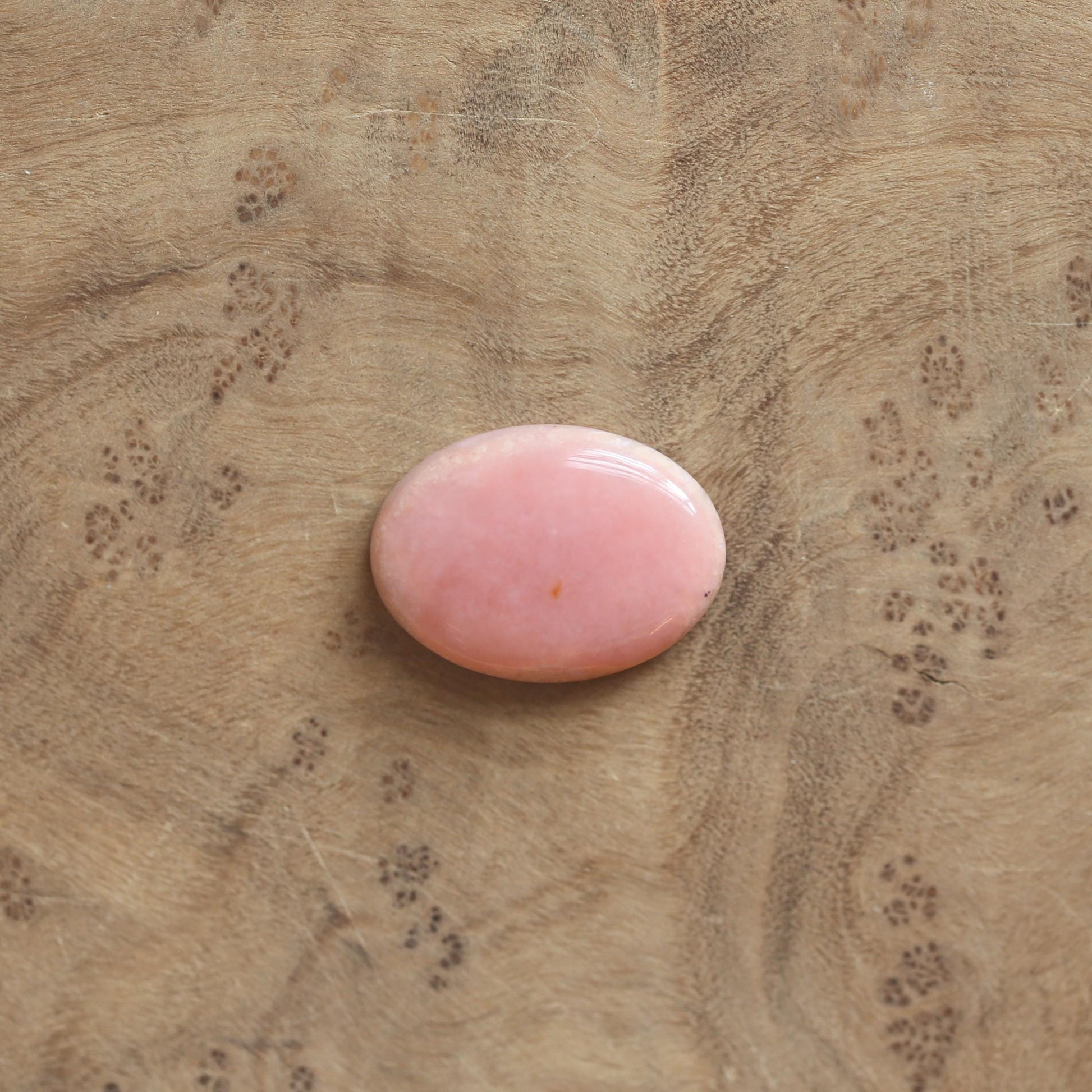 Sterling Silver Pink Opal Necklace - East West Pendant - Choose Your Stone