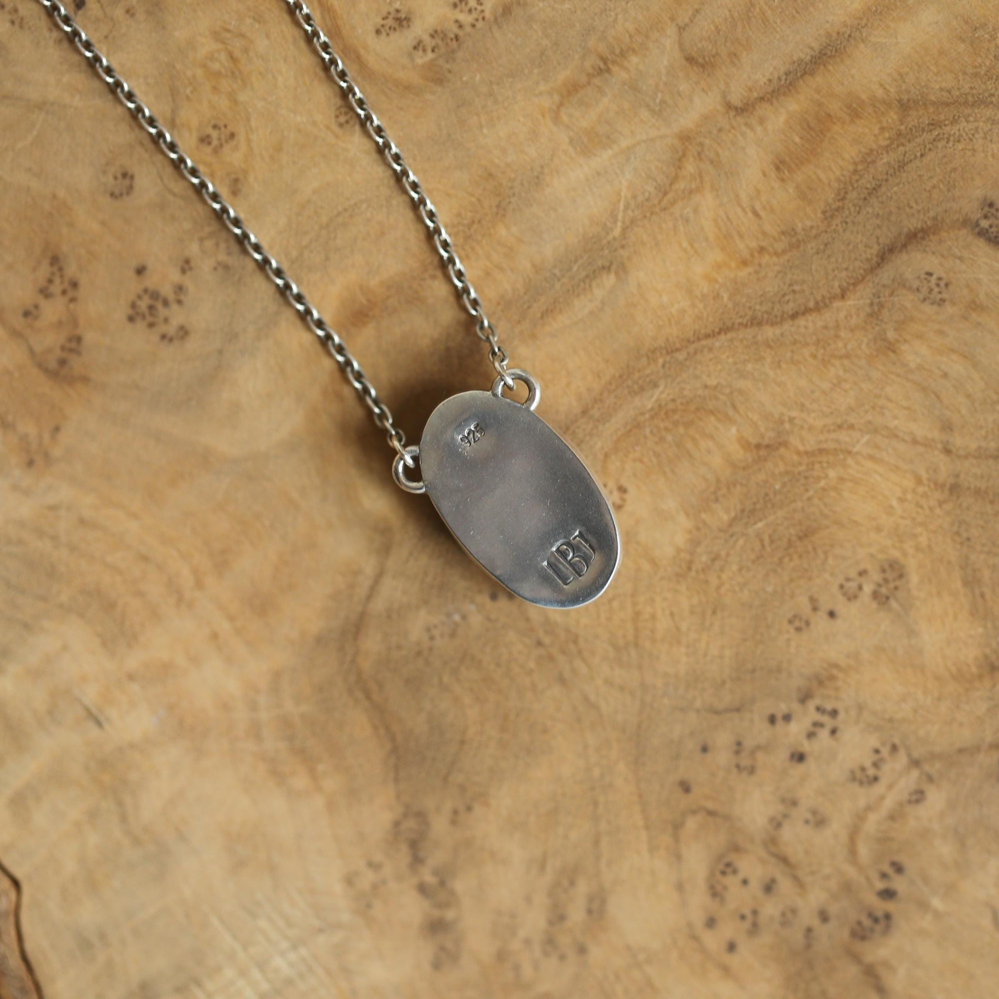 Tiffany Stone Necklace - Choose Your Tiffany Stone Pendant - Sterling Silver