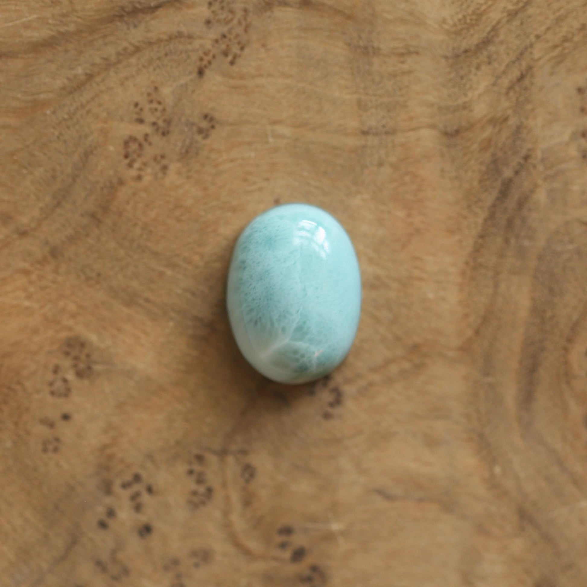 Larimar Boho Ring | Sterling Silver